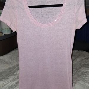 CLOSET CLEAN OUT!!!! Bundle 2 orVictoria's Secret Pink Glitter Trim Women's Top
